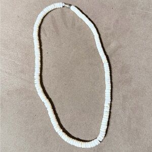 Elegant White Beaded Necklace